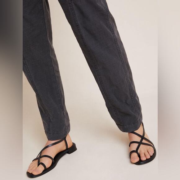 Anthropologie Angela Cropped Cargo Pants in Carbon Grey size 28 - Picture 10 of 13